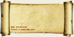 Jovana Veljić vizit kartica